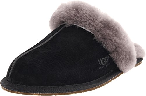 UGG Women's W Scuffette Ii Open Back Slippers, Multicolour Black Grey Bkgy, 4 UK