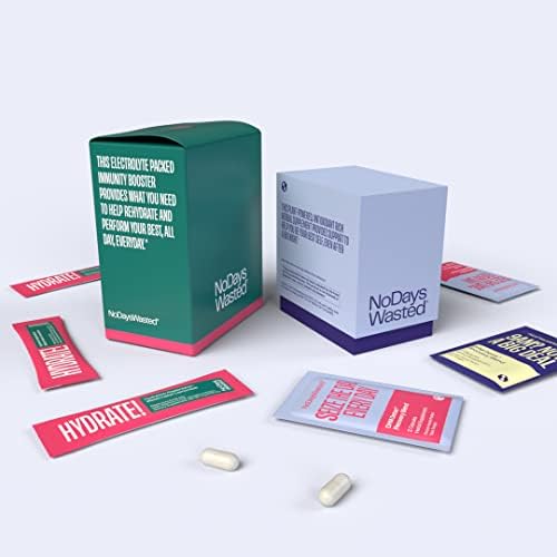 Recovery Bundle - No Days Wasted, DHM Detox -10 Pack + No Days Wasted, Watermelon Lemonade Hydration - 15 Pack