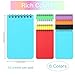 Svalor Mini Notebook,8 Pack Spiral Small Notebooks Pocket Size 12.6cm x 7.6cm,Pocket Notepad with Colorful Covers for Office School Memo Tactical Steno Pads