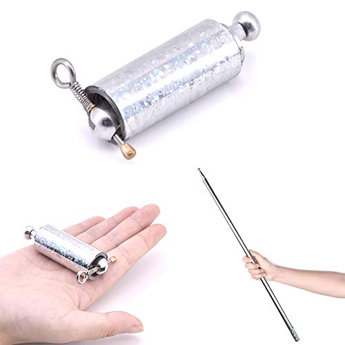 23 Silver Metal Appearing Canes with Silk Magic Wands for Professional Magician Stage Close-up Magic Trick Magic Accessories