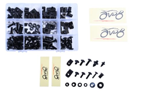 Kit visserie carénages M5 M6 BMW R1200ST visserie noire moto R1200 ST 2005-2008
