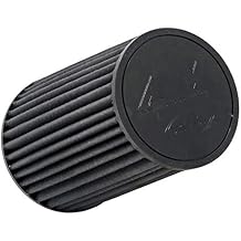 AEM 21-2049BF Universal DryFlow Clamp-On Air Filter Round Tapered; 3.5 in 89 mm Flange ID; 8.938 in 227 mm Height; 6 in 152 mm Base; 5.125 in 130 mm Top