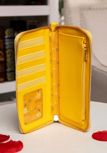 Image of LOUNGEFLY Disney Princess Beauty and The Beast Belle LENTICULAR Wristlet