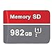 Produktbild Micro SD Karte 982GB Memory Karte 982GB Speicherkarte SD Karte Schnelle Geschwindigkeit TF Karte für Smartphone,Drohne,Dash Cam,Überwachungskamer und Body Cam