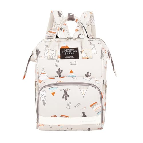 Chickwin Mochilas de Pañales para Bebé, Bolso del Bebés Mamá Grande Capacidad Bolsas Multifuncionales Mochila Carrito Bebe Maternidad Pañalera Mochila Cambiador (gris,42x18x25cm)