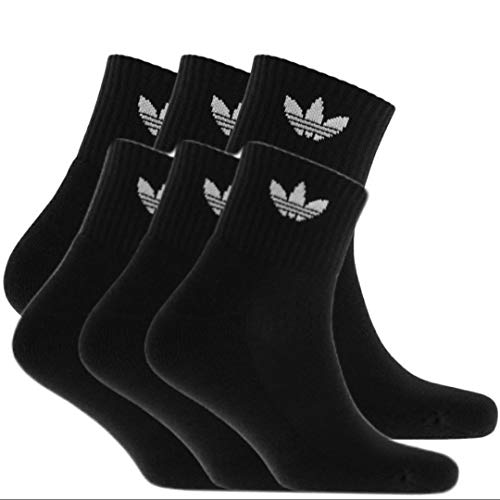 Adidas Originals Men's Socks 6 Pair Quarter Crew Socks, No Color, Size No Size