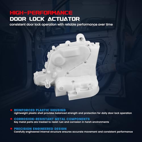 Image of KELOKE Door Lock Latch Actuator Compatible with Honda Fit 2009-2014 Hatchback, Front Left Driver Side. Replaces# 72150TK6A02