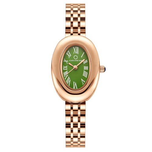 Image of Carlington Diva Series Analog Women Wrist Watches with Stainless Steel Chain Strap | Premium Fashion Watches for Ladies | CT - 109