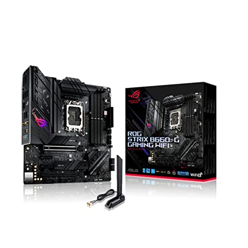 ASUS INTEL 第12世代CPU(LGA1700)対応 B660 チップセット mATX マザーボード ROG STRIX B660-G GAMING WIFI 【国内正規代理店品】