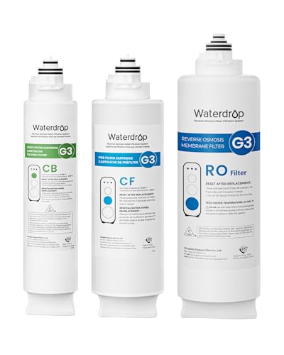 Waterdrop G3-CFCBRO Filter Replacement for G3-W 400 GPD RO System