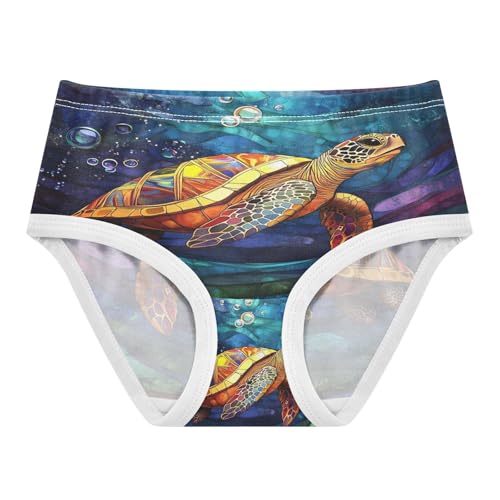 Colorful Sea Turtles Toddler Girls's Underwear 2T 202b8905