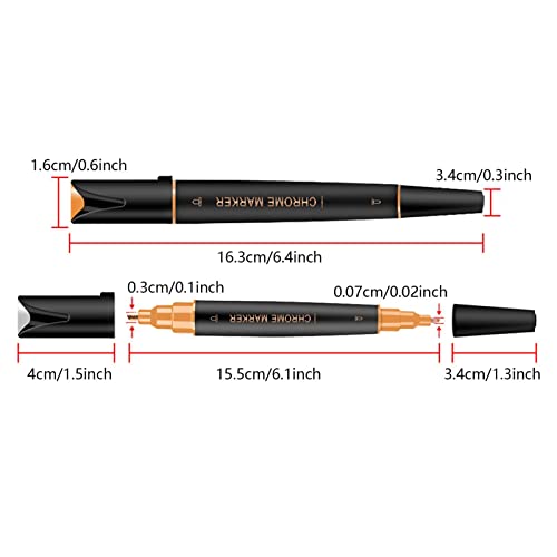 Penna cromata - Pennarelli a Pompa con Doppie