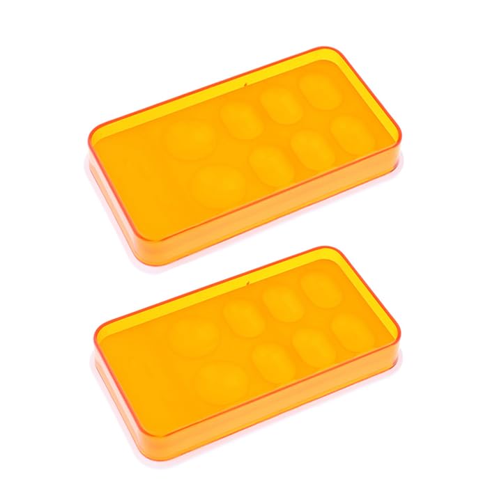 Dental Palette with Cover 8 Slot Dental Resin Shading Box Dental Lab Equipment Mixing Plate (2)