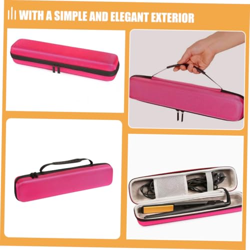 Funda de almacenamiento para planchas de pelo y rizadores, estuche rígido portátil para herramientas de peinado miniatura 7