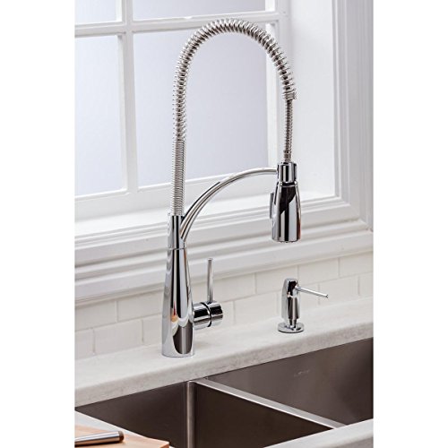 Elkay Lkav4061Cr Single Hole Kitchen Faucet With Semi-Professional Spout And Forward Only Lever Handle, Chrome #TOP5