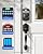 TEEHO Keyless Entry Door Lock Deadbolt with Handle Set, Electronic Digital Smart Locks Set for Front Door with 2 Keys, Easy to Install Keypad Deadbolt, Auto Lock - Oil-Rubbed Bronze