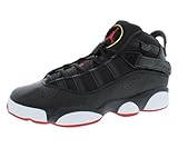 Big Kid's Jordan 6 Rings Black/University Red-White (323419 063) - 4