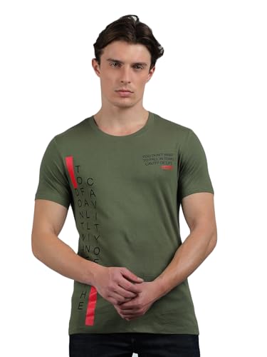 Image of Dollar Pack of 1 Cotton Printed Men Tshirt