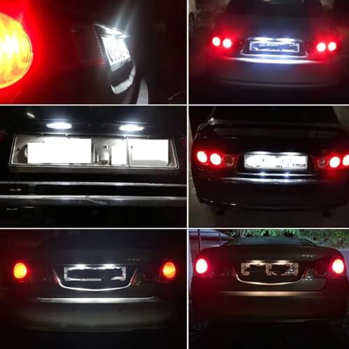 Luces matrícula Accord 2003-2017 plafón trasero sustitución coche 34100S84A01 3