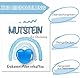 WWISTOA Mutstein Schultüte mädchen Jungen Einschulung Geschenk Schulkind 2025 mädch Kleinigkeiten für die Schultüte Geschenke zur Einschulung Schultüte Lernstein zur Einschulung