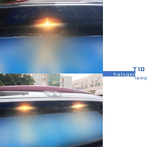 Nslumo 10Pcs T10 W5W 168 194 Halogen Bulb 12V For Car Wedge Side Light Bulb Amber Car Tail Light Side Parking Dome Door Map Lighting #TOP6