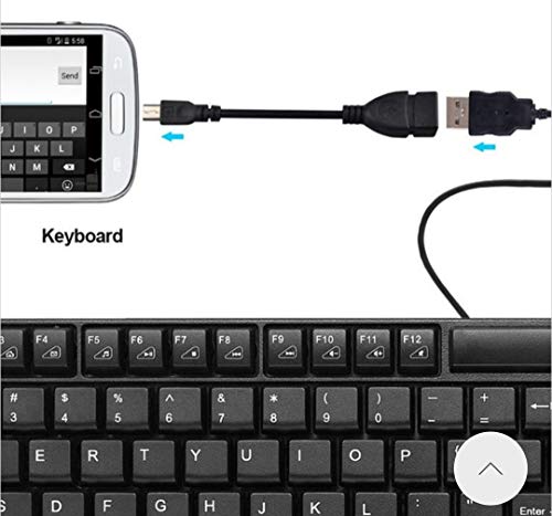 Cabo USB OTG V8 Fêmea