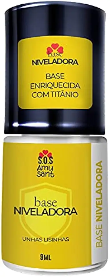 Base Niveladora Endurecedora Enriquecida com Titânio - SOS Amusant Hospital das Unhas
