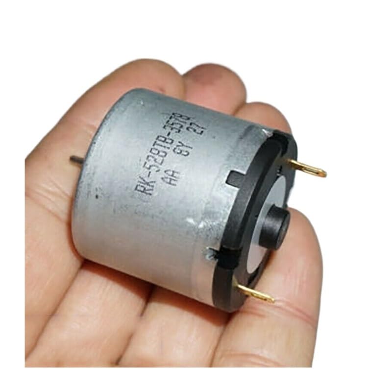 Motor DC 1.5V-5V RK-528TB-3578 de escobillas de cobre y eje en D para proyectos de electrónica
