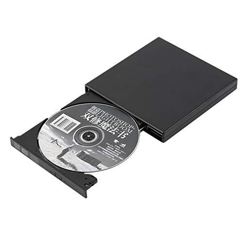 Zwarte Super Slim USB 2.0 Externe CD+-RW DVD+-RW DVD-RAM Burner Drive Writer Voor Laptop PC - Image 7
