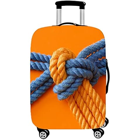 Trolley Case Protective Cover, DOTBUY 3D Print Premium Travel Suitcase Protector Elastic Anti-Scratch Dustproof Luggage Sleeve Cover Elasticized Washable (Rope,XL (30-32 inches)) Cover