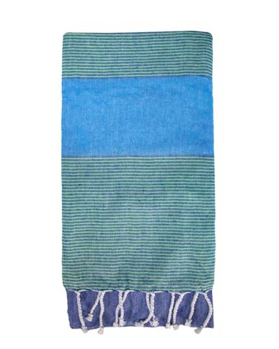 SUN & SURF Fouta de Playa Individual 100% Algodón 90x170 cm   Toalla Ligera y Versátil Tipo Pareo