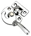 QasDfgHj Metal Handles,304 Stainless Steel Rotary Forced Close Door Handle Precision Casting Industrial Equipment Engineering Mechanical Seal Door Lock(Zinc alloyLeft,Medium Size)