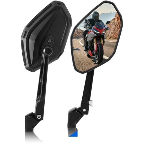 Espejos Retrovisores Laterales Ajustables para Kawasaki Z1000 Z650