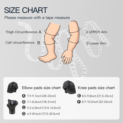 Image of WayEee 6PCS Kids Protective Gear Set, Knee Pads for Kids 3-14 Years Old, Toddler Knee Pads and Elbow Pads, Wrist Guards Set, Skating Cycling Bike Rollerblading Scooter, Upgraded & Durable Material