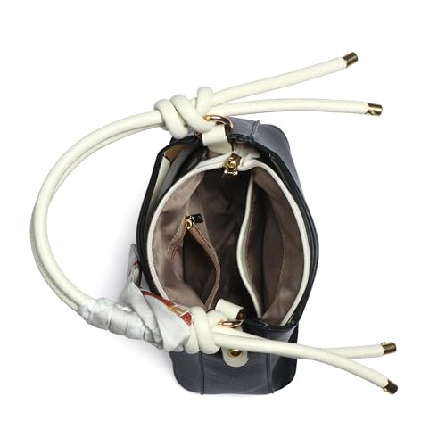 Image of EXOTIC Elara Knot Hobo Shoulder Bag for Women | Textured PU Leather | Detachable Sling Strap | Stylish Everyday Purse