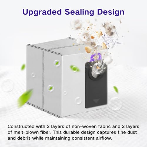 Image of 12 Pack Dust Bags Compatible with NARWAL Flow 2 Robot Vacuum