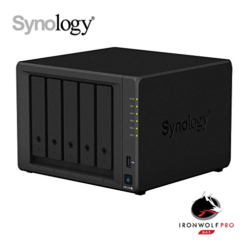 Preisvergleich Produktbild Synology DS1019+ 8Go NAS 50To (5X 10To) IronWolf Pro