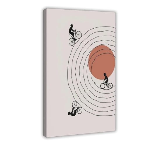 Toile athlète 30x45 cm pour la décoration murale du salon