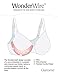 Glamorise Full Figure Plus Size Wonderwire Front-Closure Bra Underwire #1245 Black