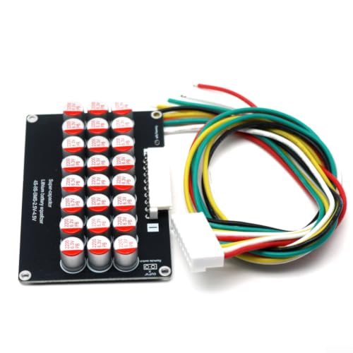 Placa de ecualización eficiente para baterías de 3 a 21 celdas con protección de energía 7