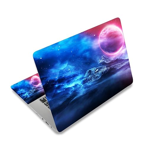 Autocollant d'ordinateur ciel étoilé pour personnaliser votre bureau au café
