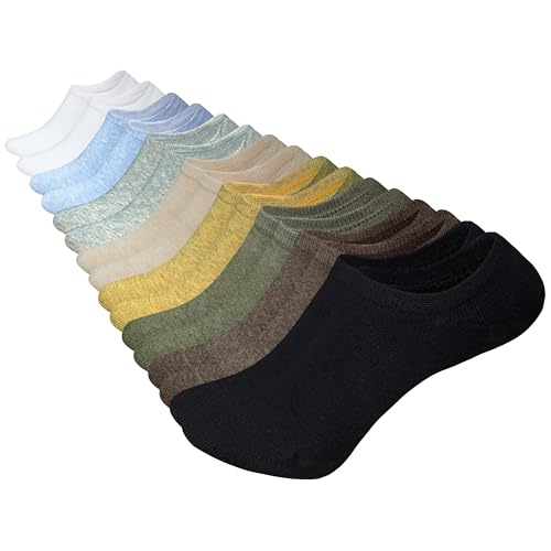 Image of Womens Ankle Socks Cotton No-Show Comfortable Low-Cut Liner Kraft Paper Gift Box