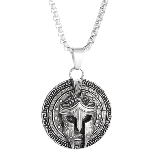 Collier avec Sparte Argent Homme Acier Inoxydable 59 cm meberg Karma NH11325936