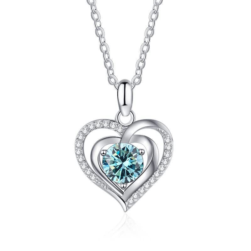 Pendentif moissanite résistant qui ne ternit pas pour sublimer le cou