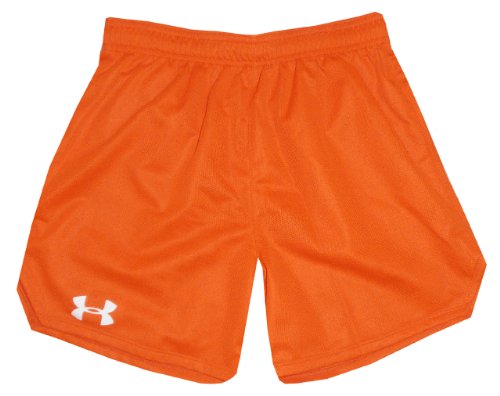 Under Armour Women UA HeatGear Shorts (Explosive Orange, Small)