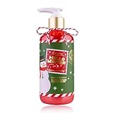 Accentra Seifenspender HELLO WINTER mit Flüssigseife, 290ml Pumpspender, Duft Frosted Cranberry, dekorativer Handseifenspender für Frauen, winterliches Geschenk für Weihnachten & Adventszeit