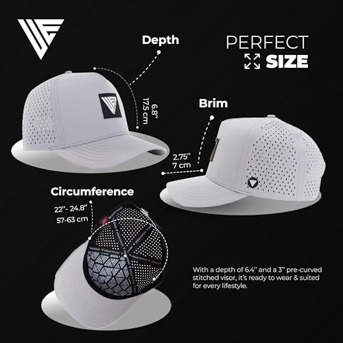 Image of Urban Effort Specialty Mens Snapback Hat - Curved Brim A Frame Adjustable Trucker Cap for Men and Women