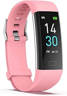 ENGERWALL Fitness Tracker with Step Counter /Calories /Stopwatch, Activity Tracker with Heart Rate Monitor, IP68, Health Tracker with Sleep Tracker, Smartwatch, Pedometer Watch for Women Men Kids
