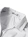 CLOVERY Women's Basic Cotton Button Down Shirts White M