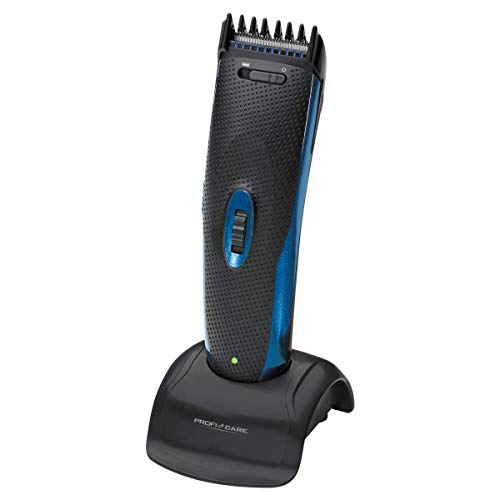 Tondeuse cheveux et barbe ProfiCare avec épilateur nez oreilles set noir et bleu